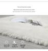 Nordic Plush Silk Fur Carpet for Living Room or Bedroom Sofa