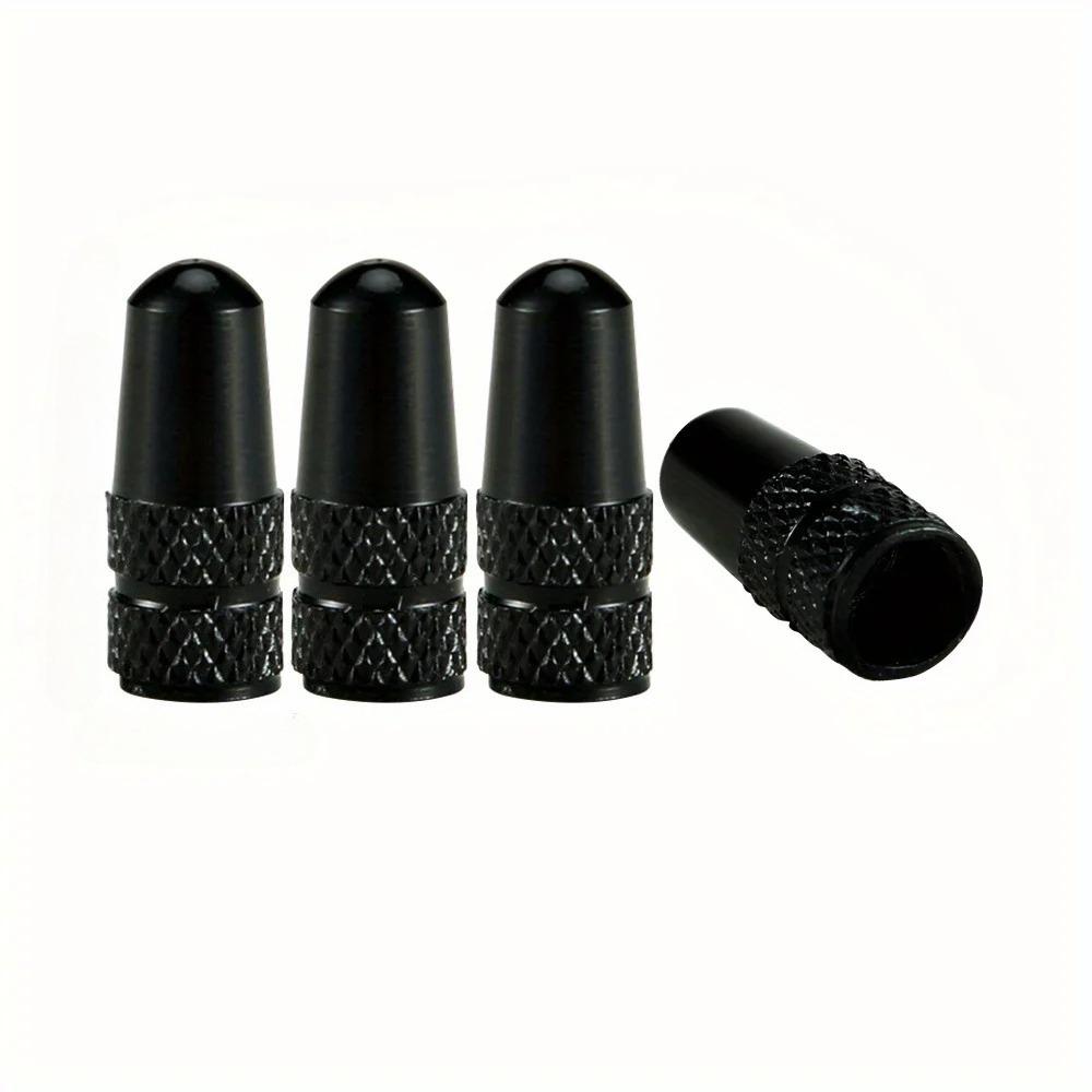 4PCS French Valve Caps CNC Bicycle Aluminum Valve Caps Colored Valve Covers Valve Stems 1