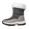 Winter-Schneestiefel für Damen, rutschfest, wasserdicht, für den Außenbereich, warm halten, Stiefel, Botas Mujer, Reißverschluss, Damen-Baumwollstiefel, Übergröße 42