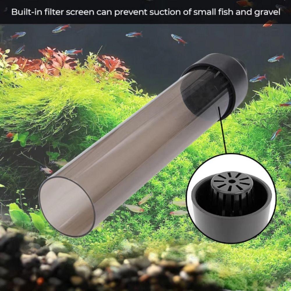 Semi-automatic Water Change Pump Handheld Siphon Gravel Cleaner Sand Washing Pump  Aquarium