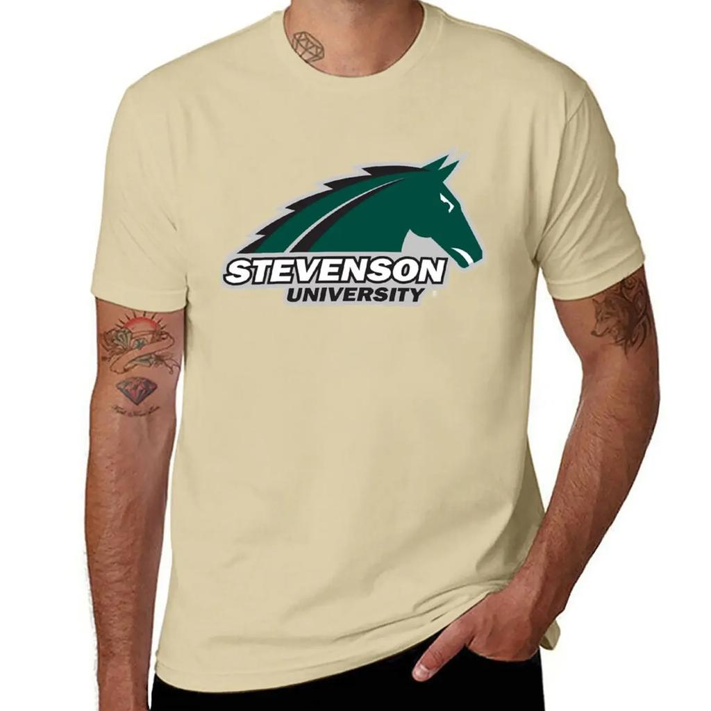 Stevenson University TShirt Blouse funnys oversized t shirts for men