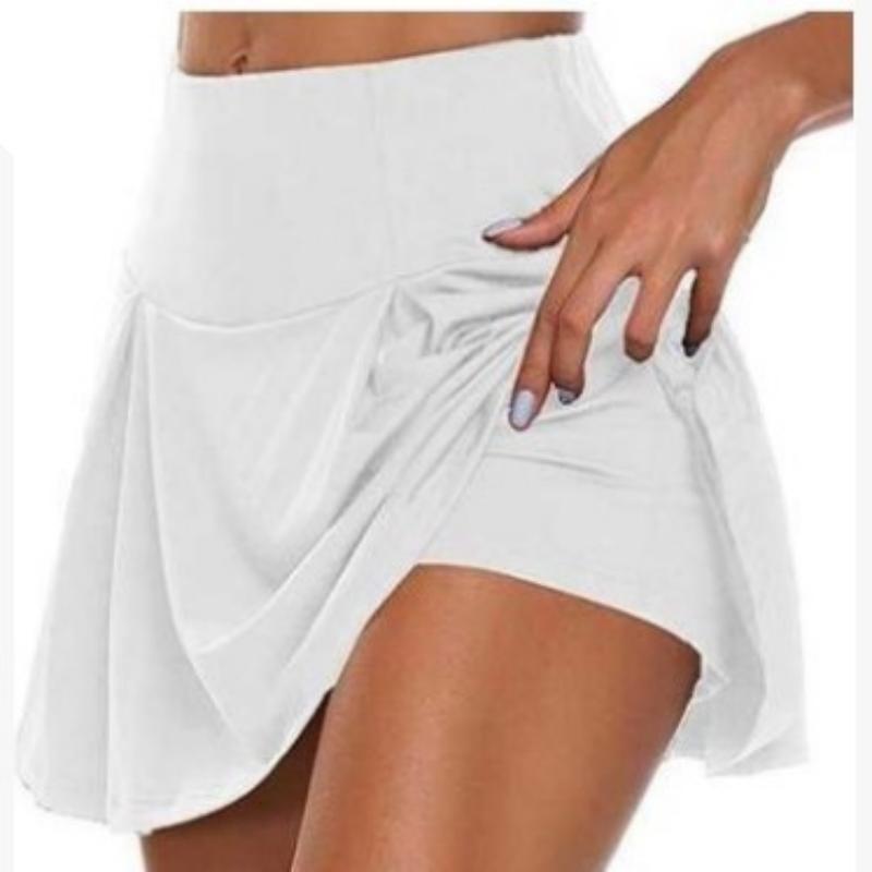 2023 Basic Summer Women's Pure Color Two-piece Fake Shorts Leggings Available In 13 Colors