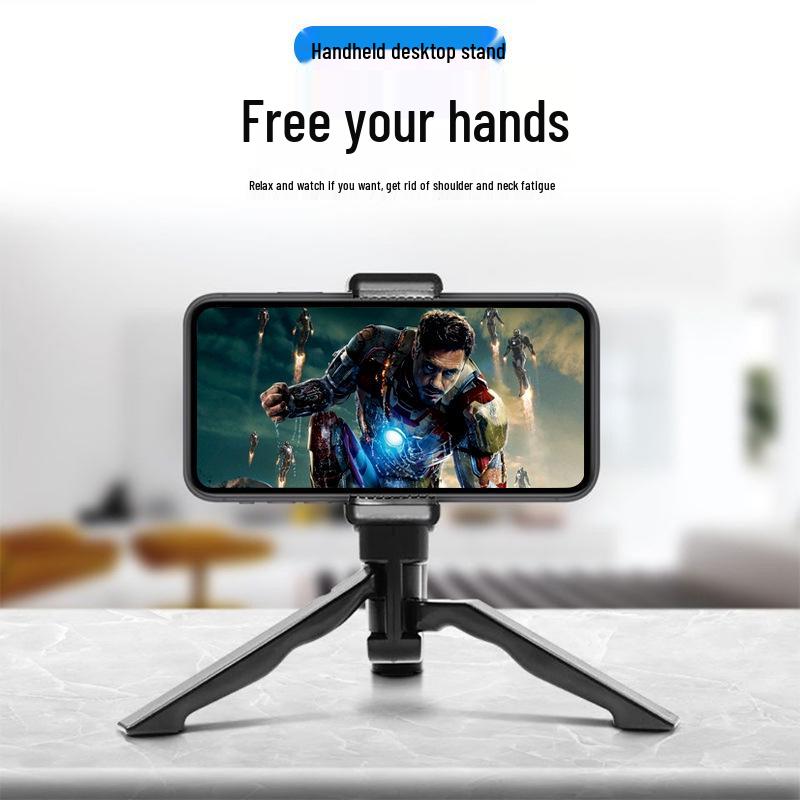 Foldable Phone Stand & Handheld Stabilizer for Live Streaming and Online Classes