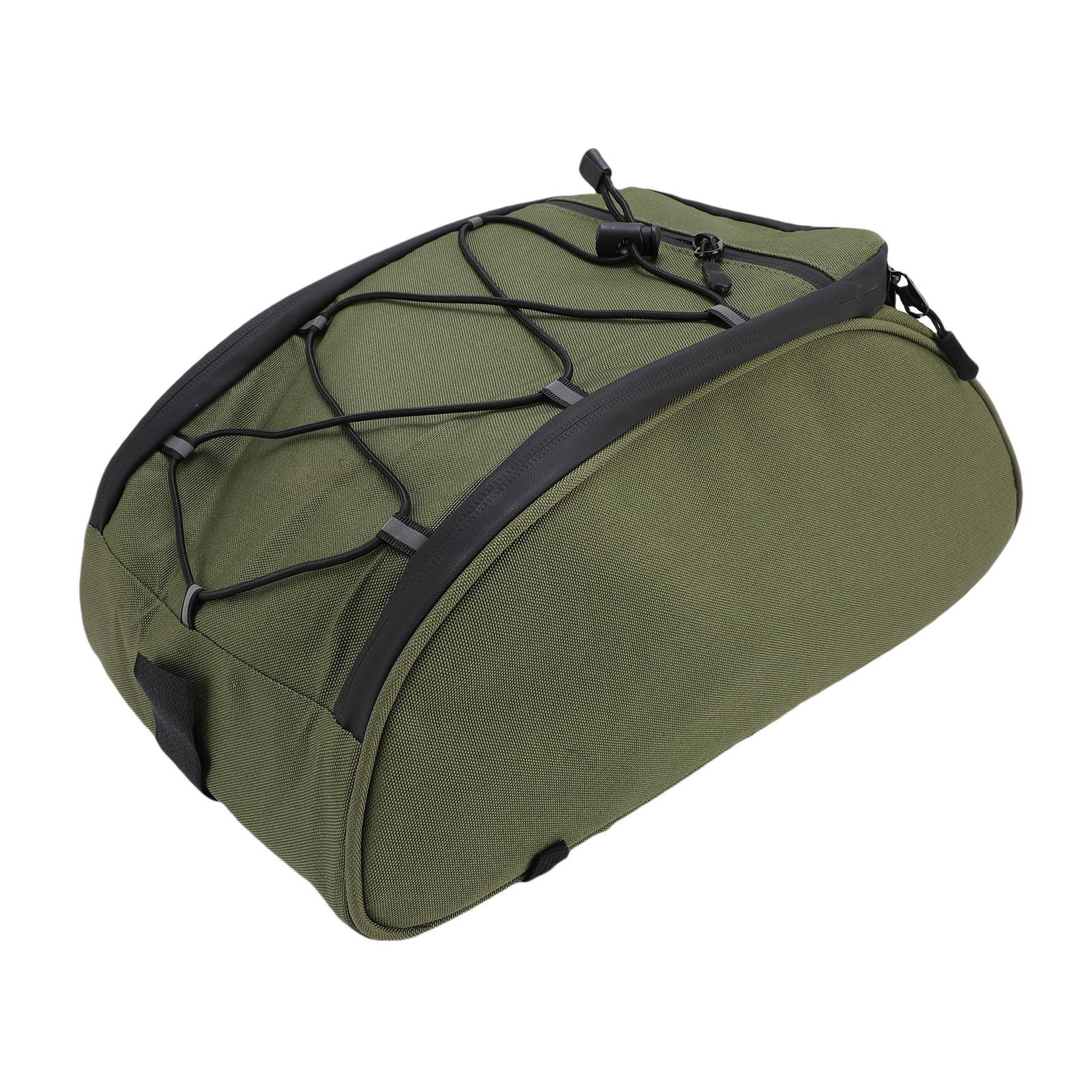 

Rear Bike Rack Bag 8L Bike Bag Saddle Seat Bag Carrier for Mountain Bikes Cycling Travel Commute Oxford Cloth