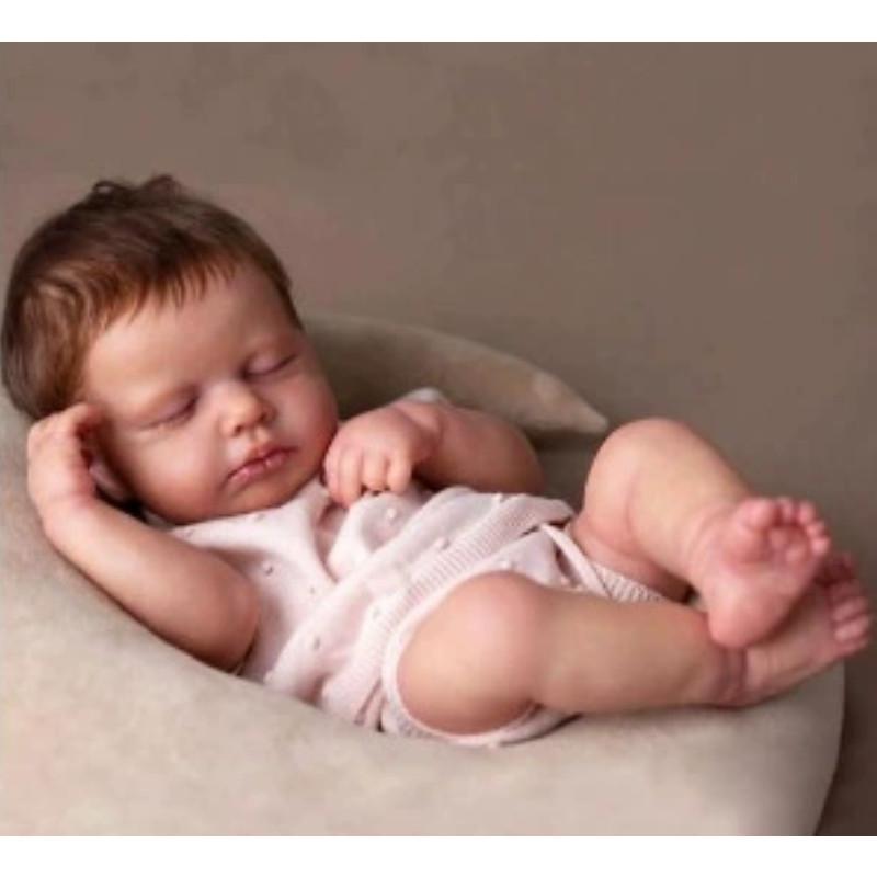 

Loulou Reborn Baby Doll Silicone Skin Realistic Toy For Collectors And Kids Style C