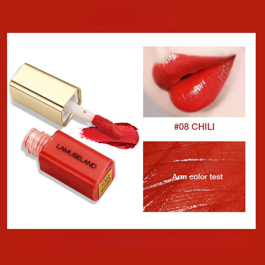 12 Colors Cute Mini Velvet Moisture Lip Gloss Nutritious Liquid Lipstick 3.5g