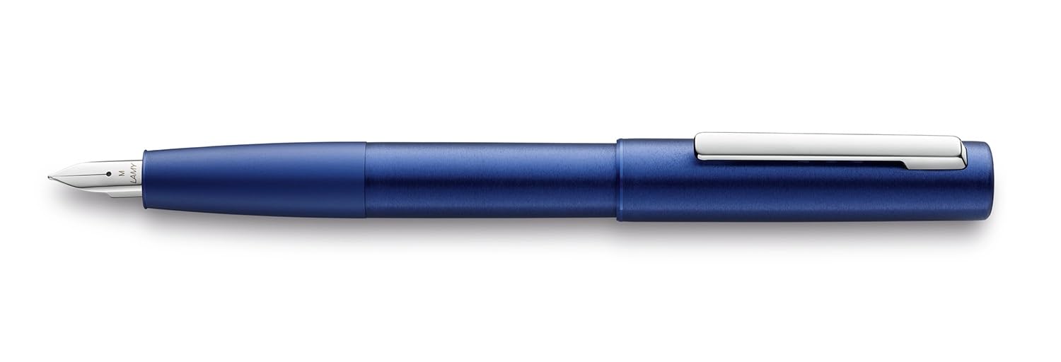 

Lamy 077 Aion Fountain M темно-синий - ручка, перо, цвет