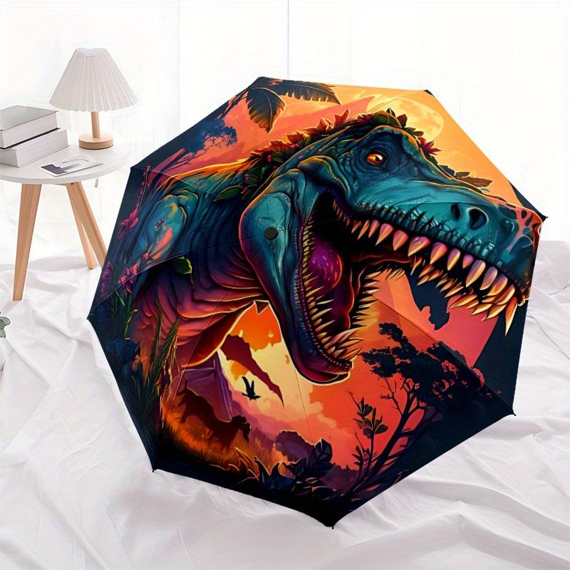1pc Dinosaur Automatic Open/close, All-Season Portable Folding Umbrella for Friends, Travel, Everyday, Events yy250812145