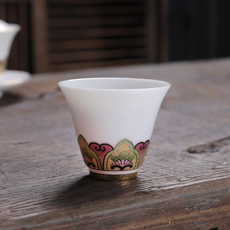 Белая фарфоровая чайная чашка Chaxun Dehua