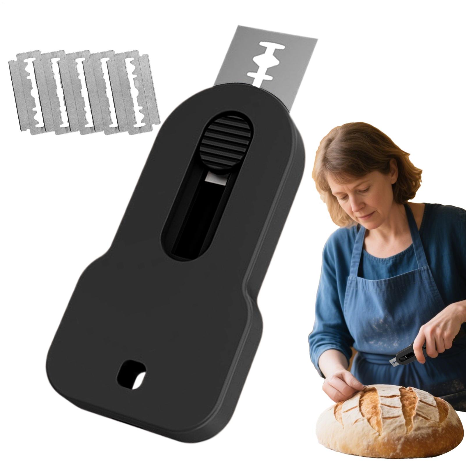 Magnetic Bread Lame Bread Lame Scoring Tool Bread stripe cutter magnetic bread trimming knife Kitchen Gadgets Baking Tools rosa