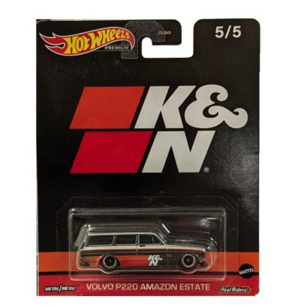 

Hot Wheels Volvo P220 Estate Diecast Car Uniform for Adults 164 помаранчевий