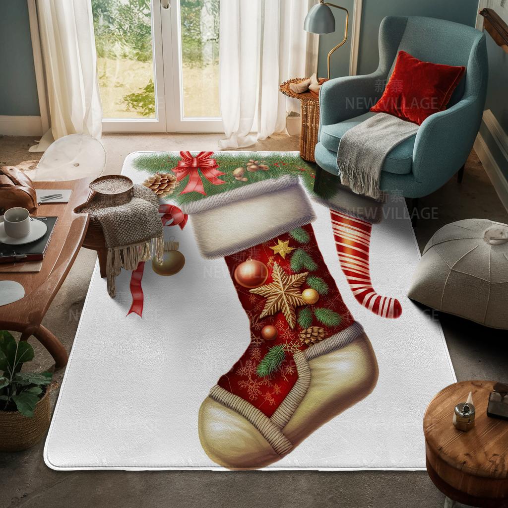 Koberec ke vchodu do domu Rohožka ke dveřím do domu Obývací pokoj Vana Koupelna Protiskluzové koberce s absorpcí vody vana Veselé Vánoce zima