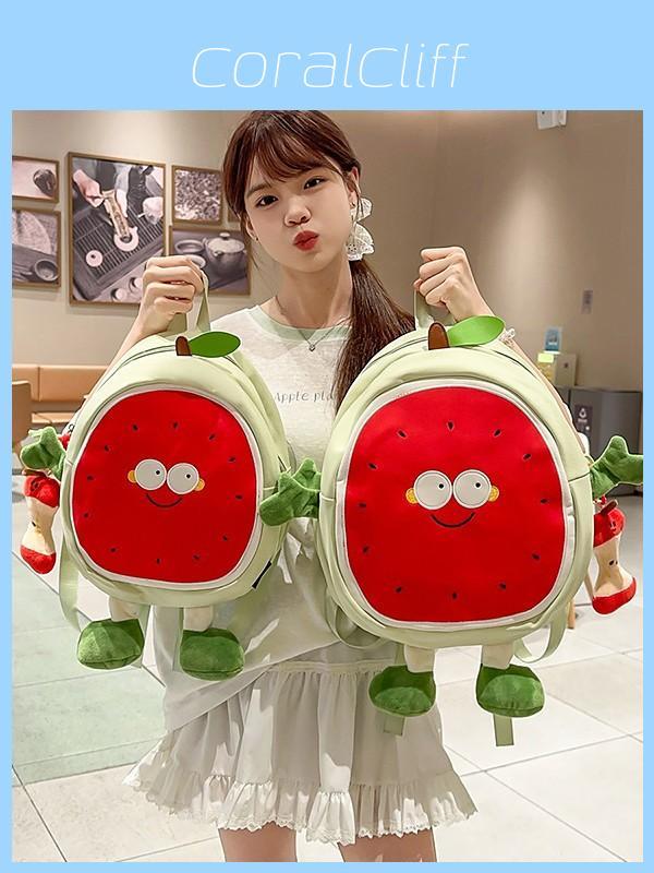 Backpack For Children With Material And Cute Fruit Design For Elementary School Students