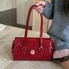 Lässige Damen-Achseltaschen Vintage Luxus Damen-Umhängetasche PU-Leder Fashi Damen-Tragetasche Handtaschen Retro Achseltasche