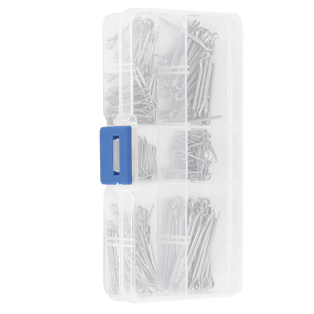 175Pcs Cotter Pin Zinc Alloy Galvanized Locking Automotive Parts for Maintenance