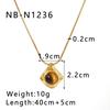 Gold Clavicle Chain Retro Style French Style Necklace New Pendant Necklace  For Women