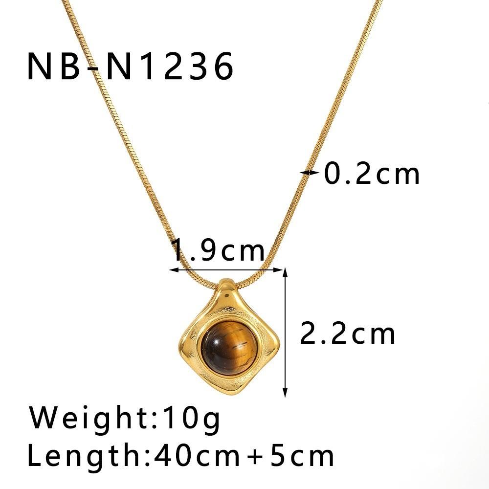 Gold Clavicle Chain Retro Style French Style Necklace New Pendant Necklace For Women