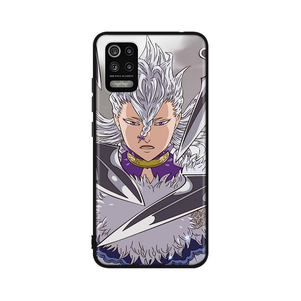 

Чехол DT51 Black Clover Anime для Samsung A04 A14 A23 A34 A54 M23 M33 M52 M53 Realme 10 9 C30S C35 C55 VIVO Y02S Y21 Y33S Y51 X80 Pro Прозрачная крышка Samsung S21 Plus арлекин