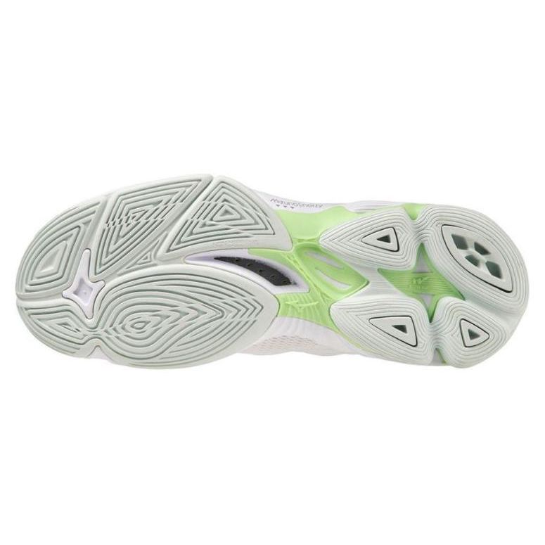 Mizuno Wave Lightning Z7 Scarpe da Allenamento Comode Versatili Resistenti Traspiranti Mid-Top Unisex Scarpe da Allenamento Bianco V1GC225037