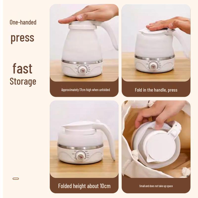 German Electric Silicone Travel Kettle: Foldable, Portable, Mini, and Insulated