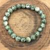 8mm Natural Tree Agate A Gemstone Green Beads Bracelet 7.5" Unisex Jewelry For Birthday Gift RBB-12