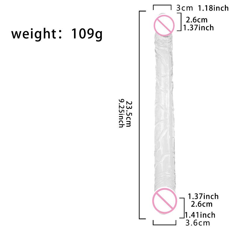 Double Headed Dragon Crystal Dildo: Realistic Simulation for Female Use