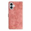 For iPhone 17 Case Butterfly Design Flip Wallet Leather Phone Cover Skin-Touch