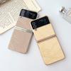 Pre Samsung Galaxy Z Flip 4 3 5g Puzdro Luxusné galvanicky pokovované s ochranou objektívu Nárazuvzdorný pevný zadný kryt odolný voči pádu Príslušenstvo