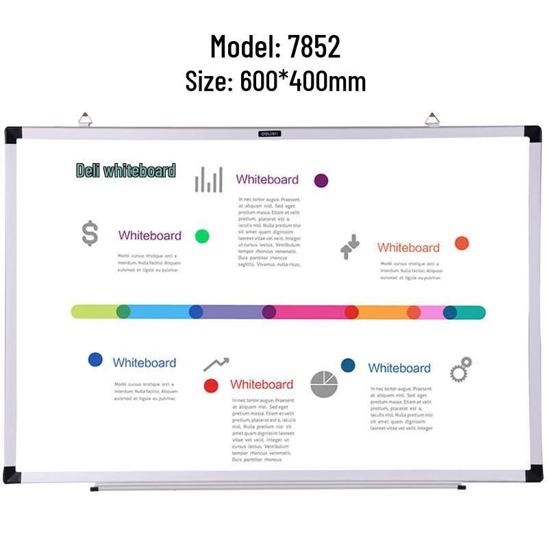 Deli Magnetic Wall-Mounted Whiteboard