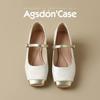 Agsdon New Chinese Style Mary Jane Pumps