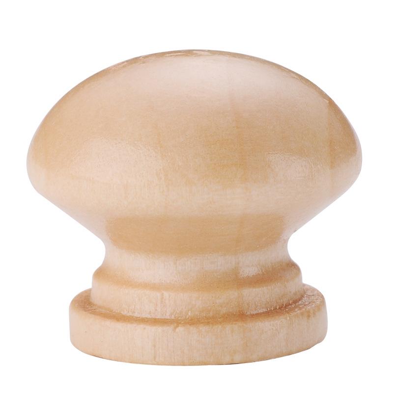 Beech Wood Mushroom Handle for Drawer or Wardrobe