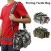 Fishing Tackle Bag Waist Pack Oxford Cloth Waterproof Fishing Tackle Storage Bag Shoulder Bag Outdoor Camping Crossbody Bag