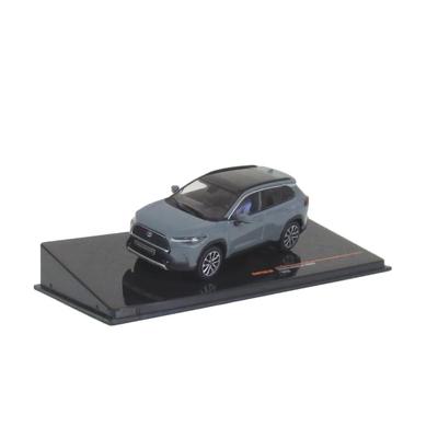 Ixo 1/43 Schaal Toyota Corolla Cross 2022 Grijs Linksgestuurd Afgewerkt Product