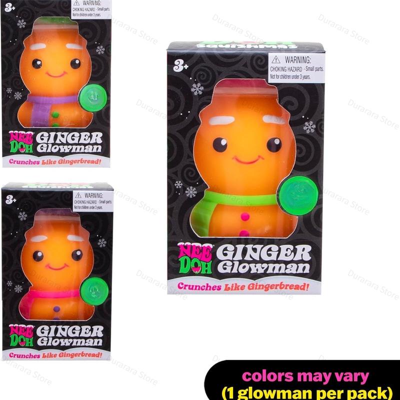 2026 New Schylling NeeDoh Gingerbread Man Stress Relief Squishy Toy Relief Fidget Toys Children Adults Collectable