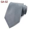 Classic Men's 8cm Plaid Polyester Tie