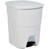 Denox-Denox Trash Can 40 L White Plastic