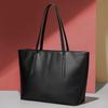 Large-capacity casual women's handbag, new soft leather textured tote bag, high-end retro shoulder bag.