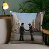 Band P-PinK FloydE Kissenbezug Sofa Kurzer Plüsch Beidseitiger HD-Druck Zimmer Zuhause Büro Geschenk Kissenbezug