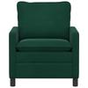 Dark Green Sofa 76 x 81 x 87.5 cm Velvet