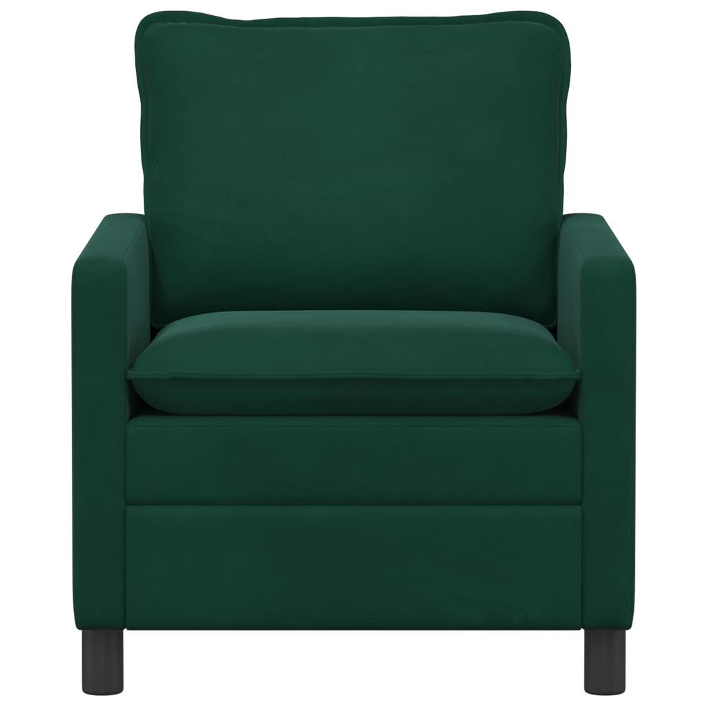 Dark Green Sofa 76 x 81 x 87.5 cm Velvet