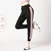Womens Loose Fit Jogger Pants With Reflective Side Stripes Running Yoga Fitness Casual Wear