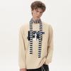 Mark Hua Fei Men's Trendy Heavyweight Loose Fit Pure Cotton Long Sleeve Crew Neck T-Shirt