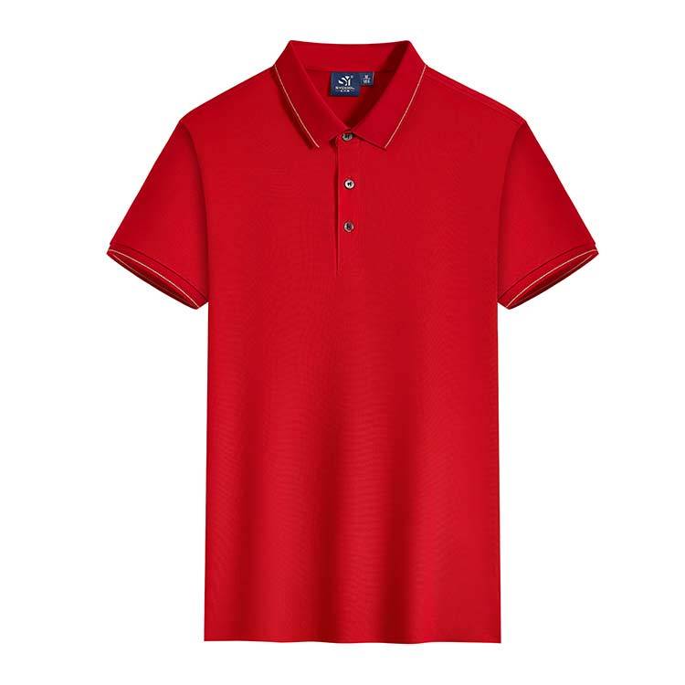XBJSH ZW203  175G Polyester Lapel Polo Shirt Next Day Arrival