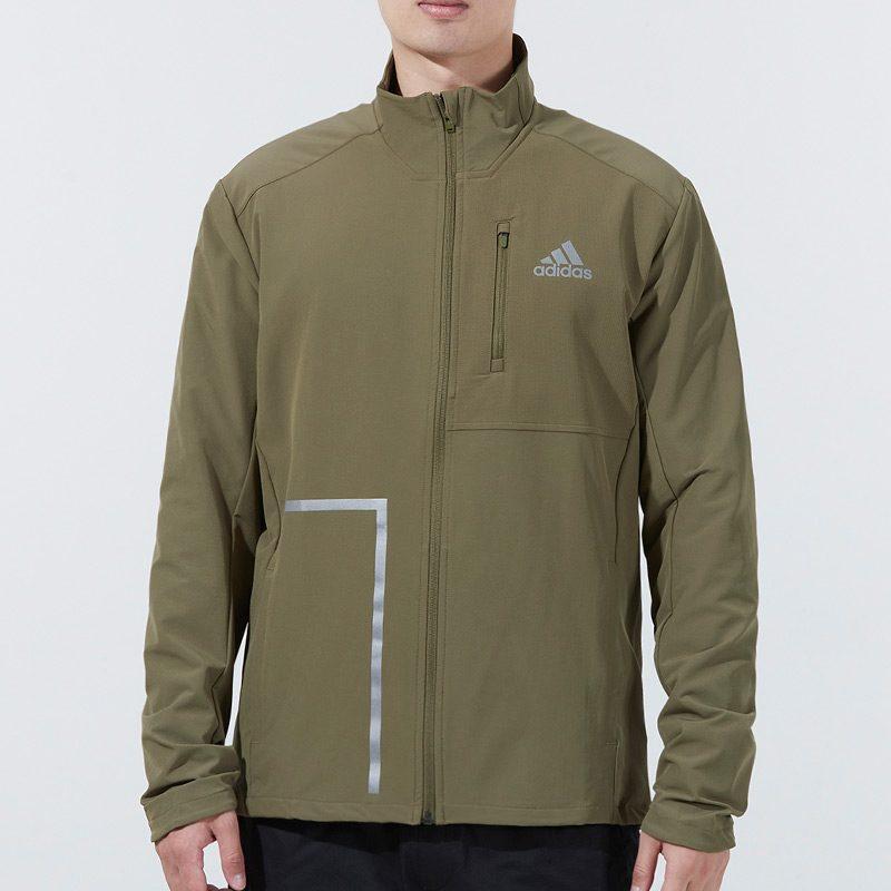 adidas Jackets Men's Olive Stand Collar Moderate Other H13234
