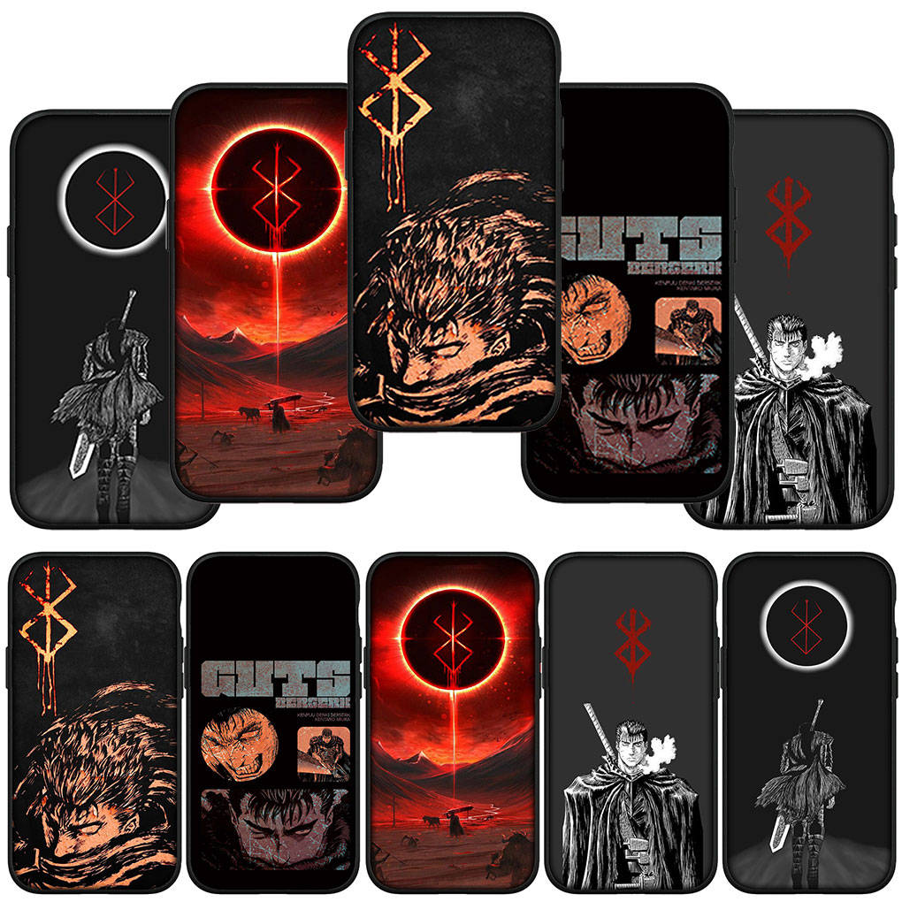

Чехол для телефона Samsung Galaxy S24 S23 iPhone 15 14 Xiaomi Redmi Note 13 12 11 8 10 9 Pro Max Plus X XR OPPO A15 Huawei Cool Berserk Guts Cover for Redmi Note 11 4G аэро