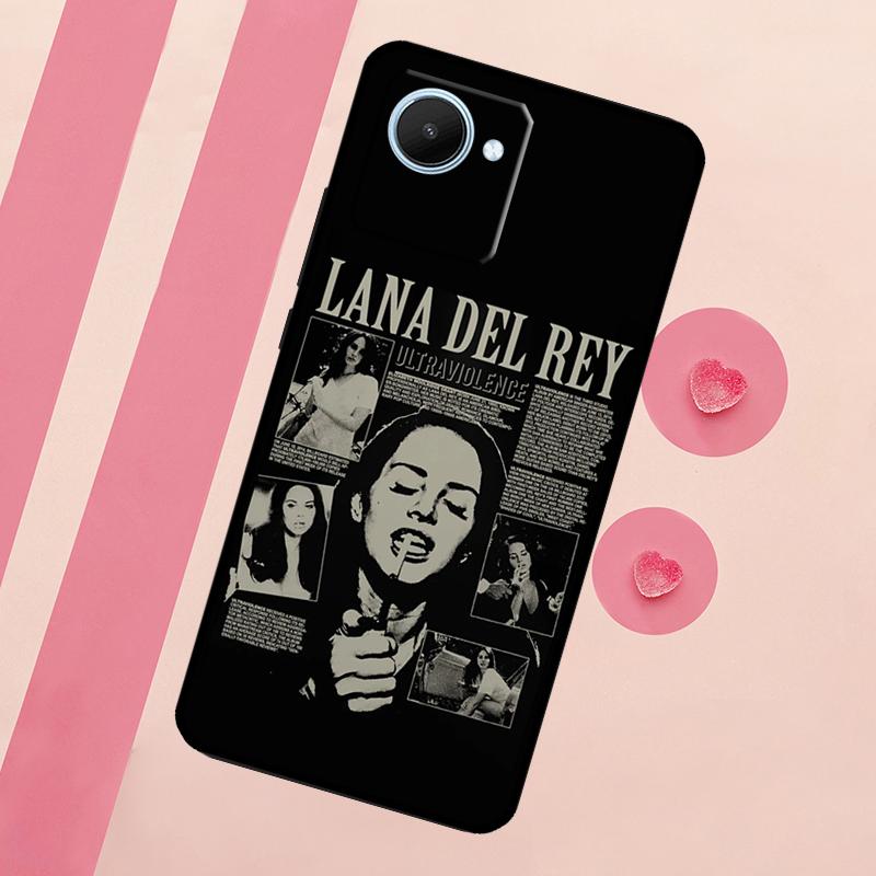 

Чехол Lana Del Rey для Realme C67 C75 C63 C61 C71 C55 C51 C65 C53 10 11 12 13 14 15 Pro Plus GT6 GT7 Pro Realme 12 Pro Plus