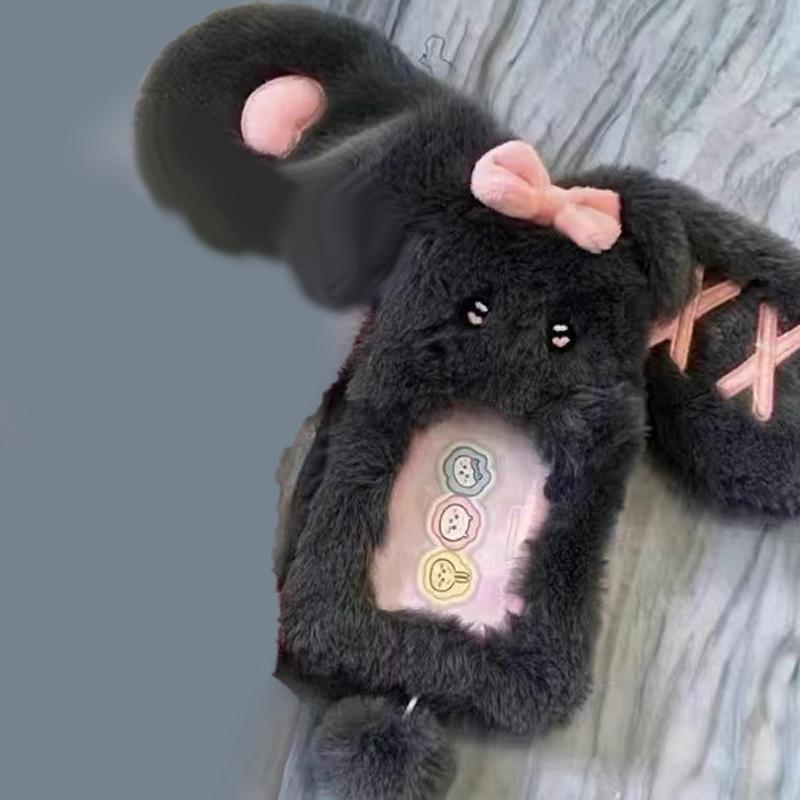 Cartoon Card Holder Keychain Cute Idol Photocard Display Pendant Kpop Photo Card Sleeve Protective Case Kawaii Card Cover