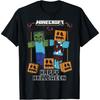 Minecraft Happy Halloween Pumpkin Zombie Fun T-Shirt