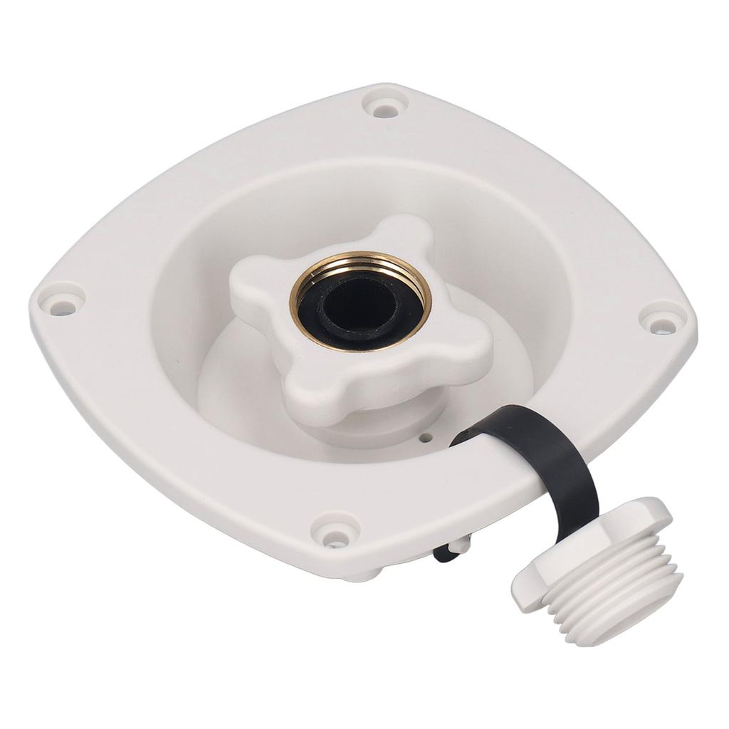 Rv Wall Mount Water Inlet Pressure Regulated City Water Entry with Quick Connector for Trailer   Boat