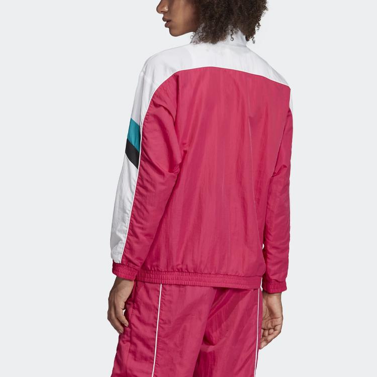 adidas Originals Trefoil Tech TT Color Block Trainingsjacke Damenjacken Magenta GC8784